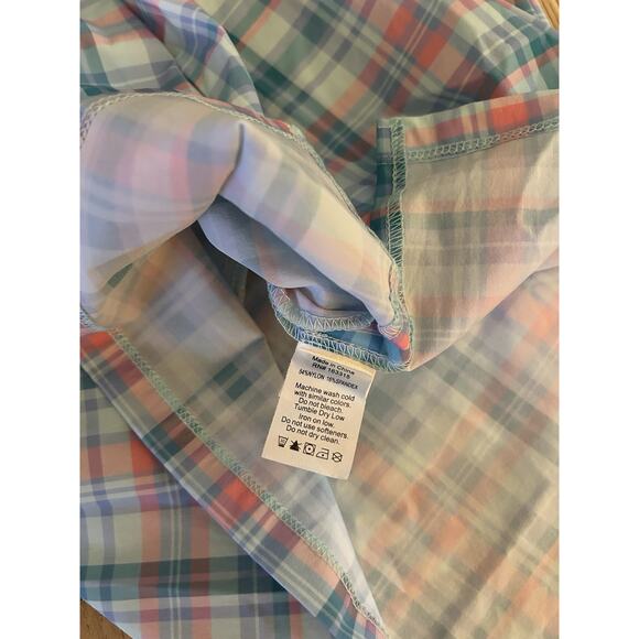 RNWK Renwick Sport Golf Performance Madras Polo Dress NWT Size M Retail $125 - Picture 7 of 9